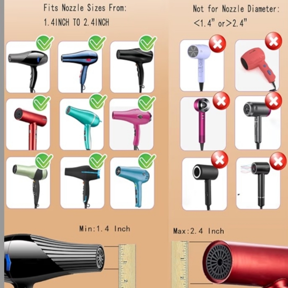 Hair Diffuser - Black& Red - Picture 7 of 7